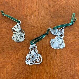 Avon Pewter Ornaments